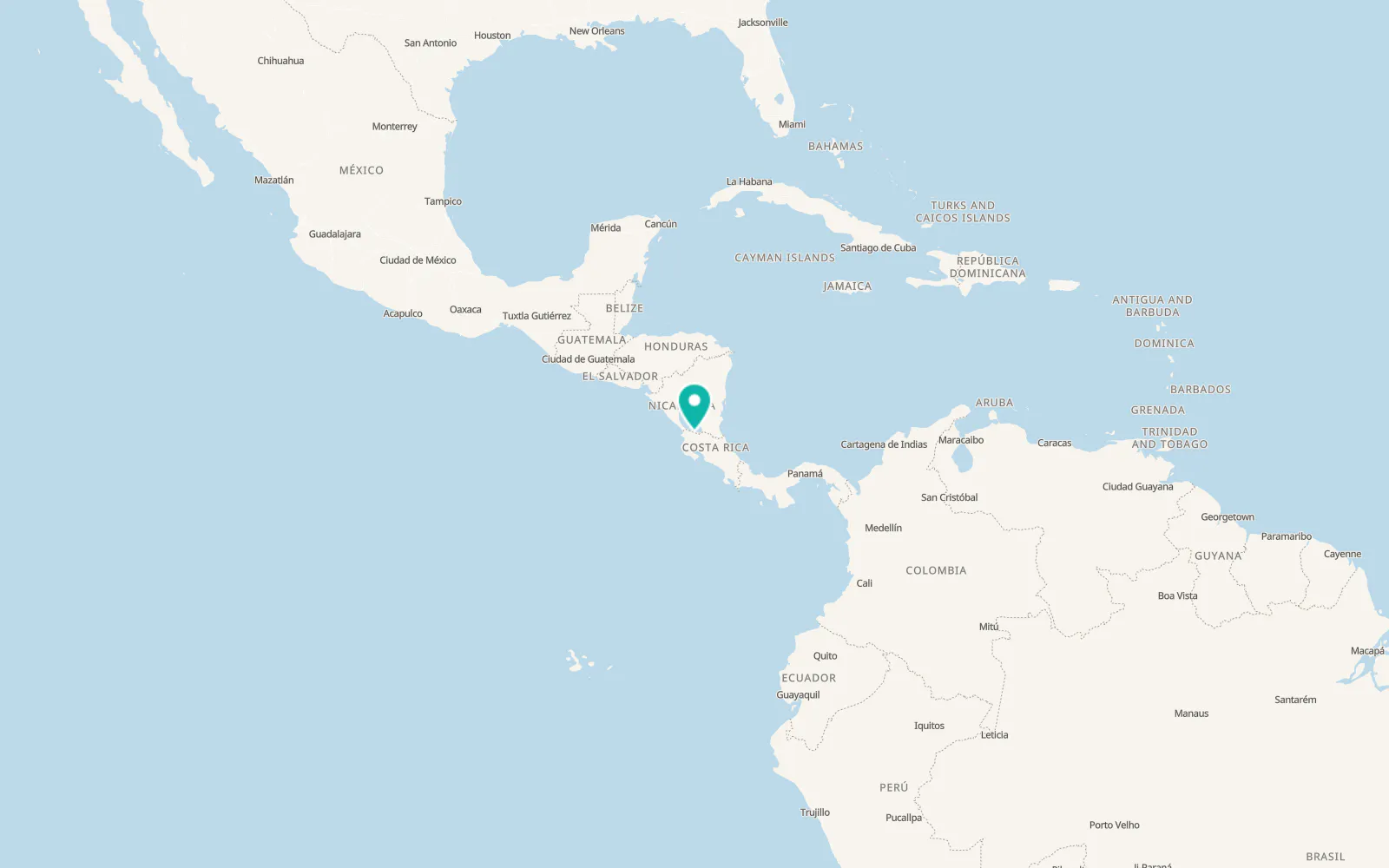 Map of San José