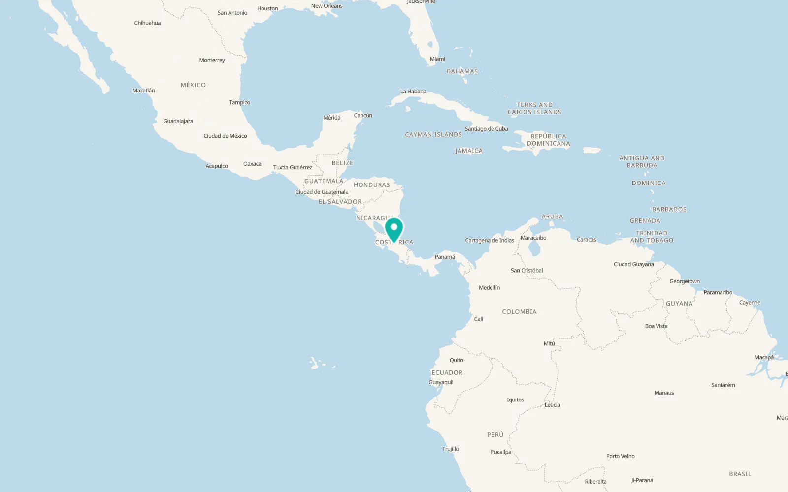 Map of San José