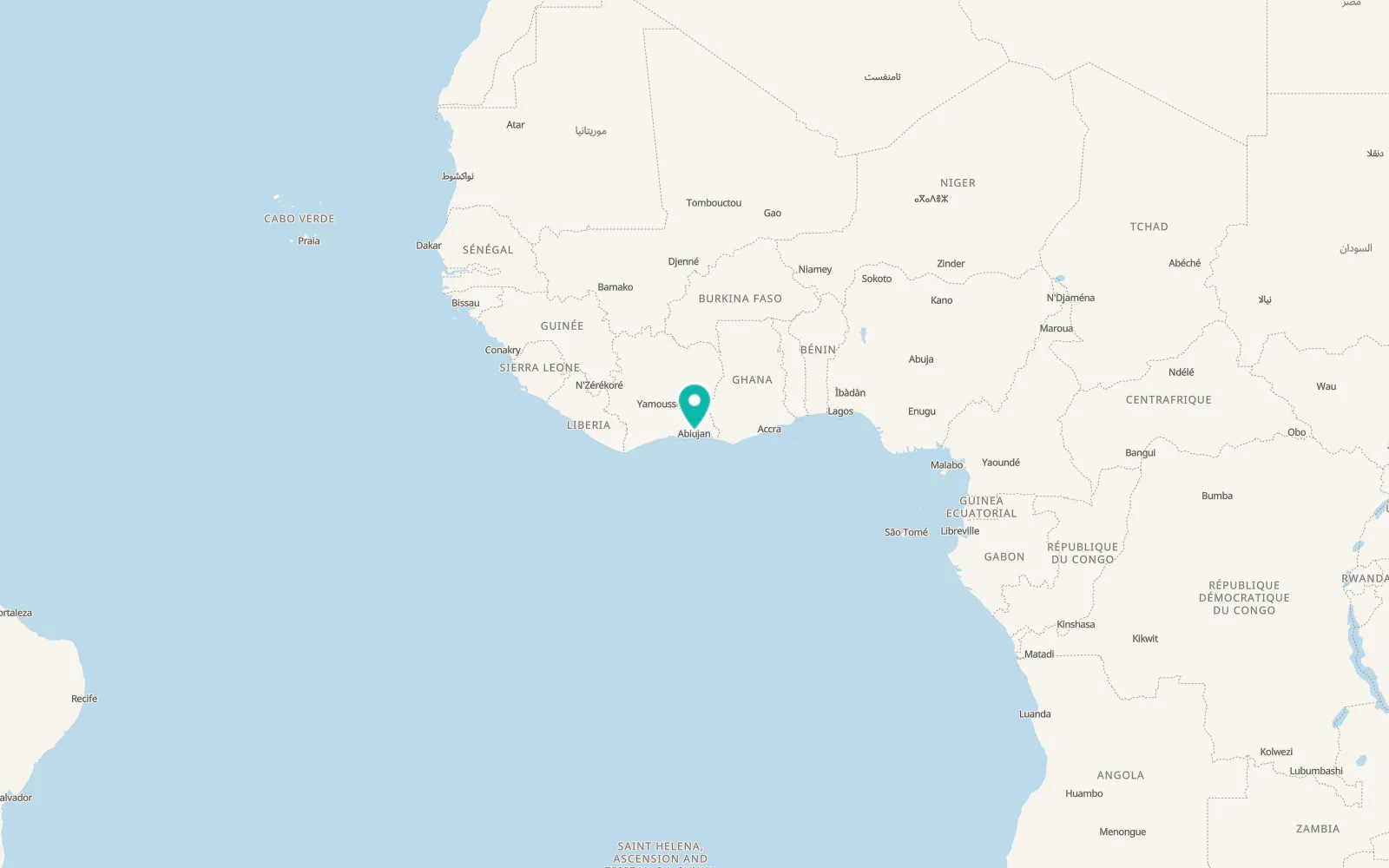 Map of Marcory