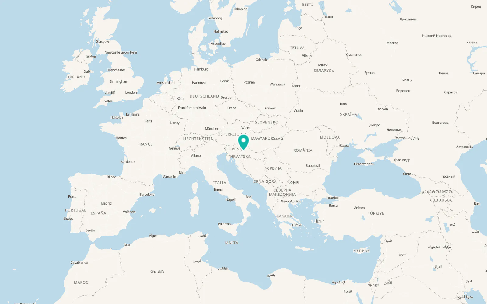 Map of Sesvete