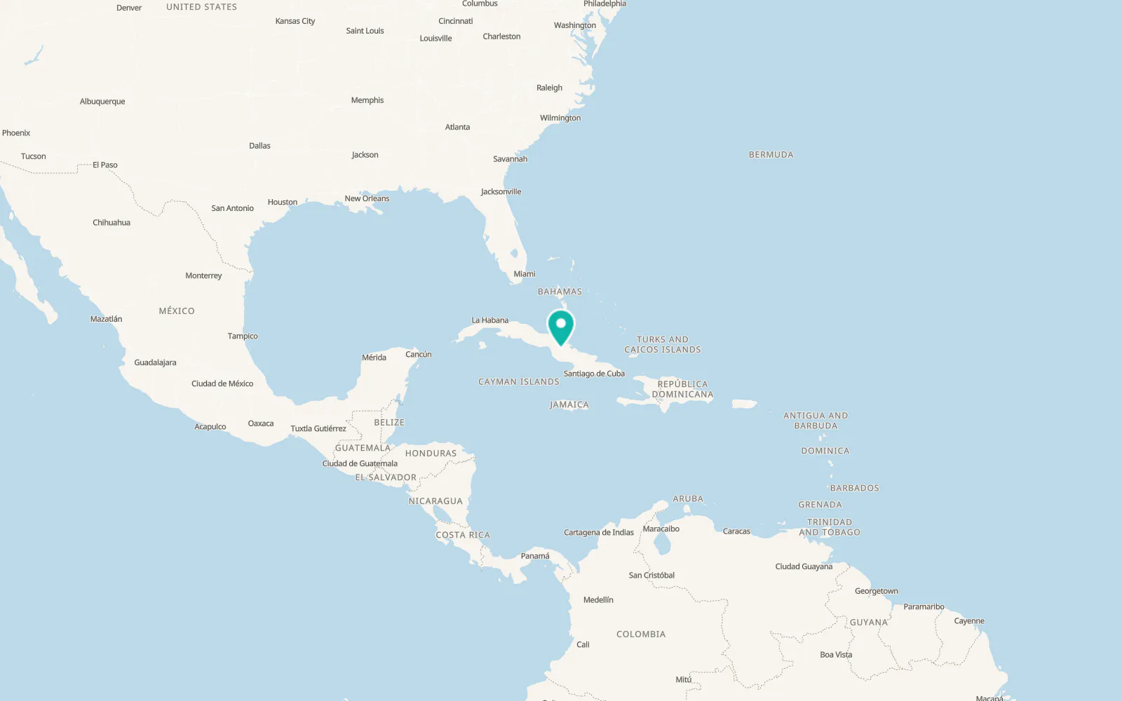 Map of Camagüey