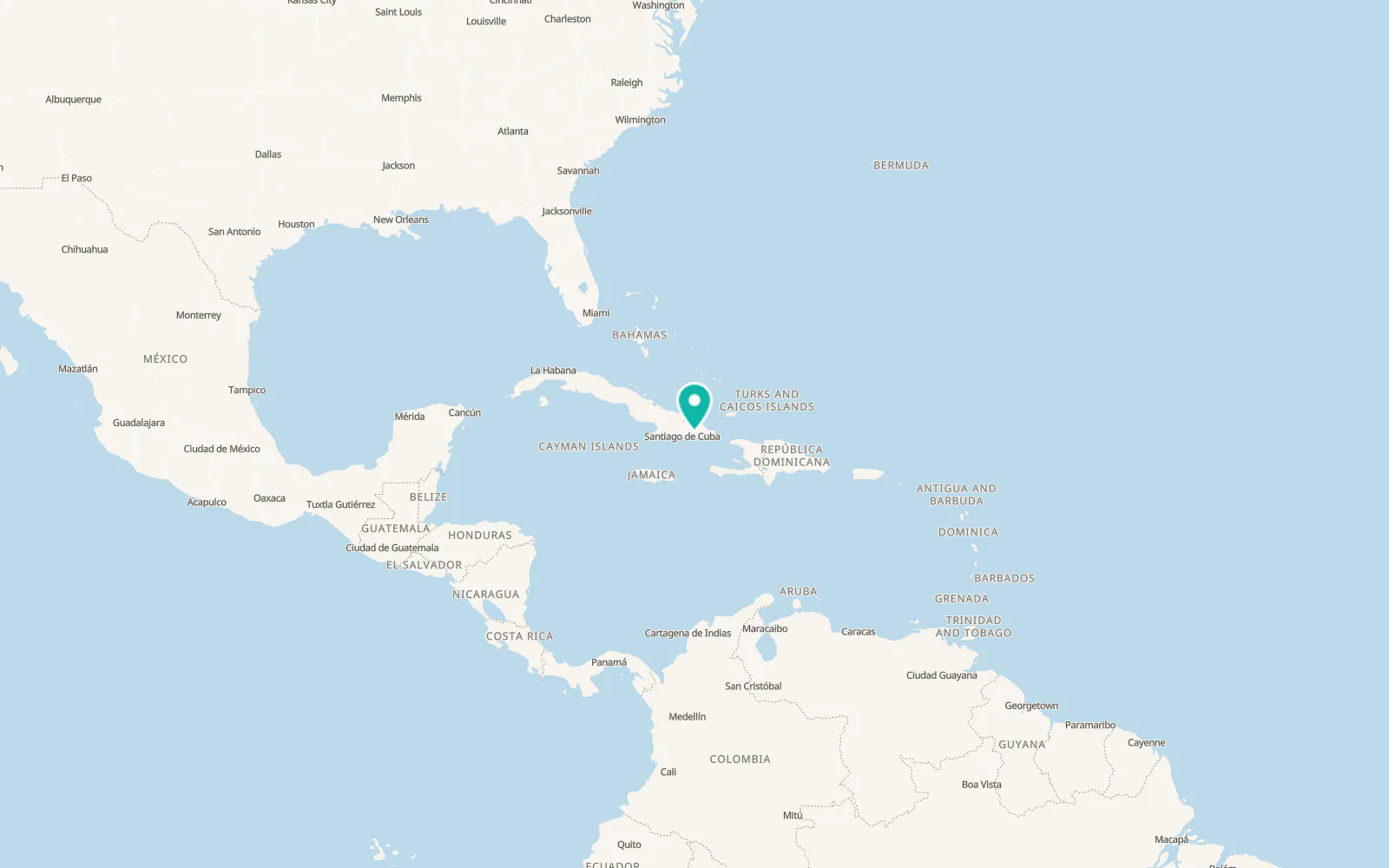 Map of Guantánamo