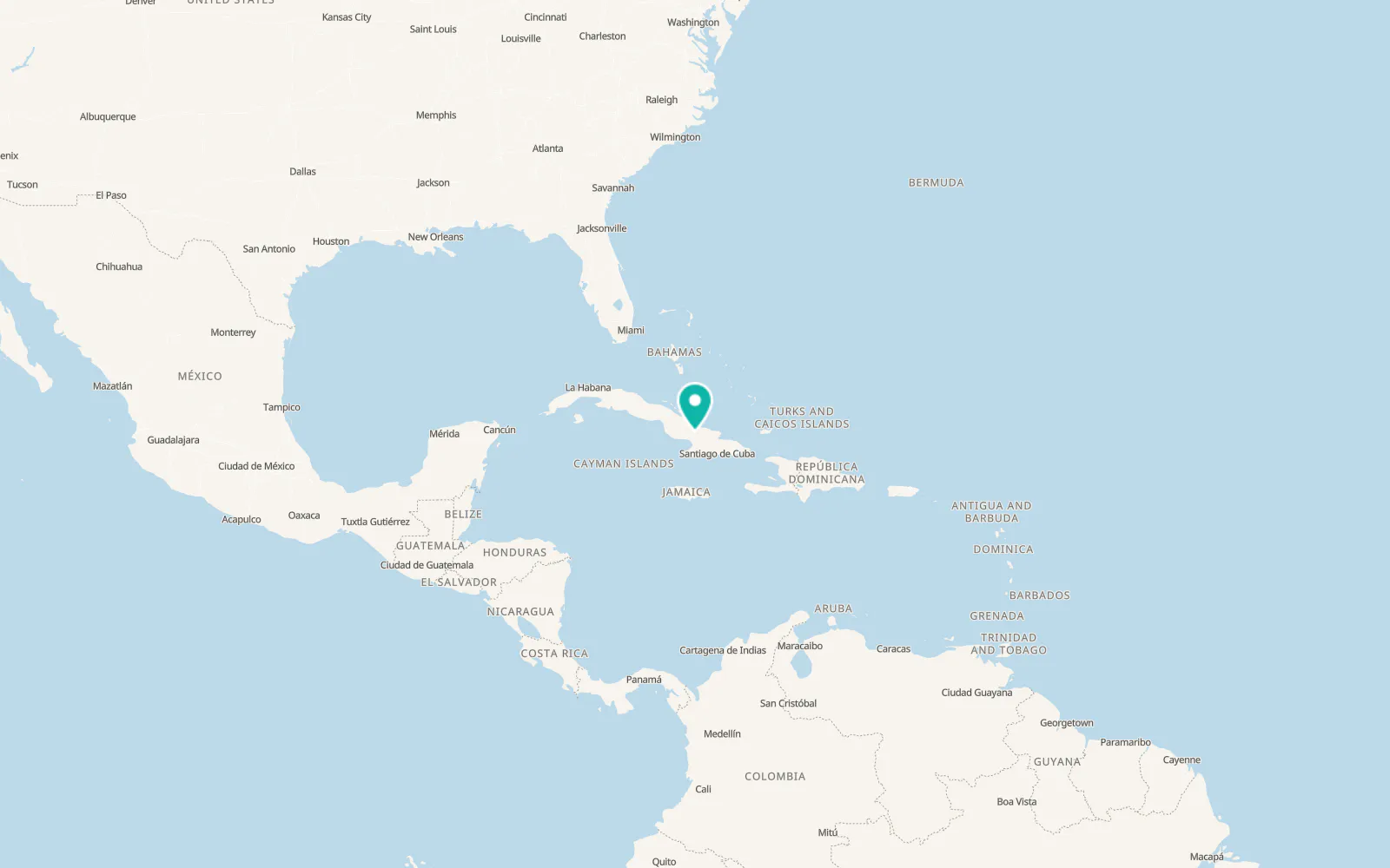 Map of Las Tunas
