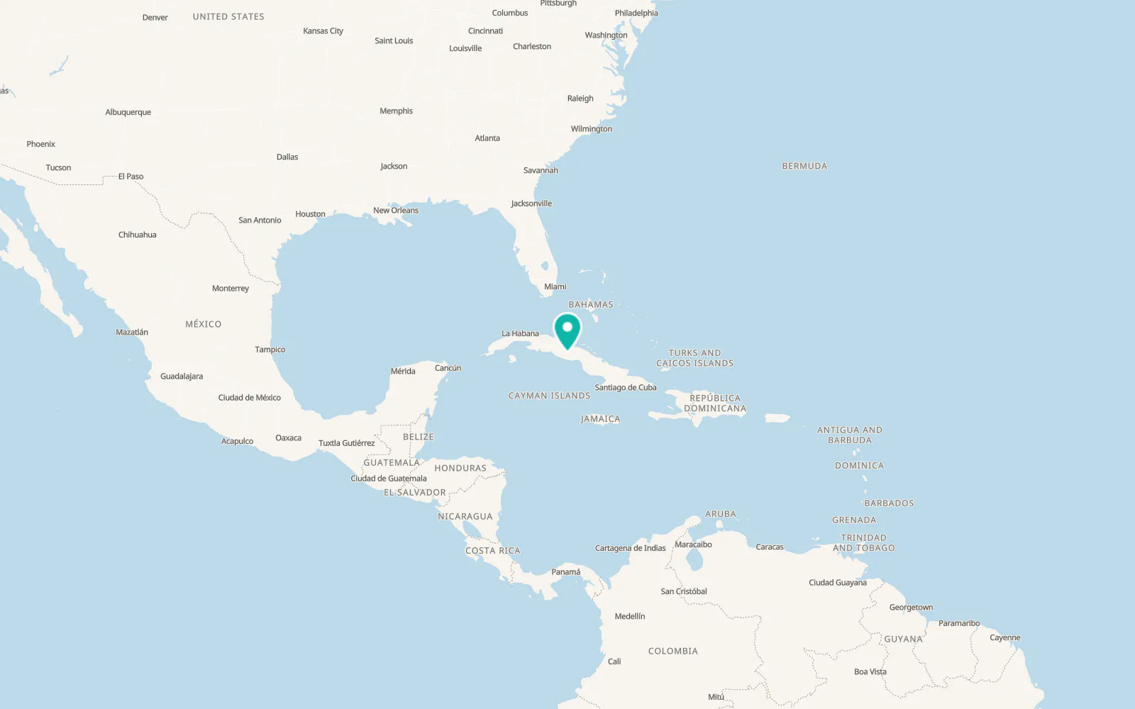 Map of Sancti Spíritus