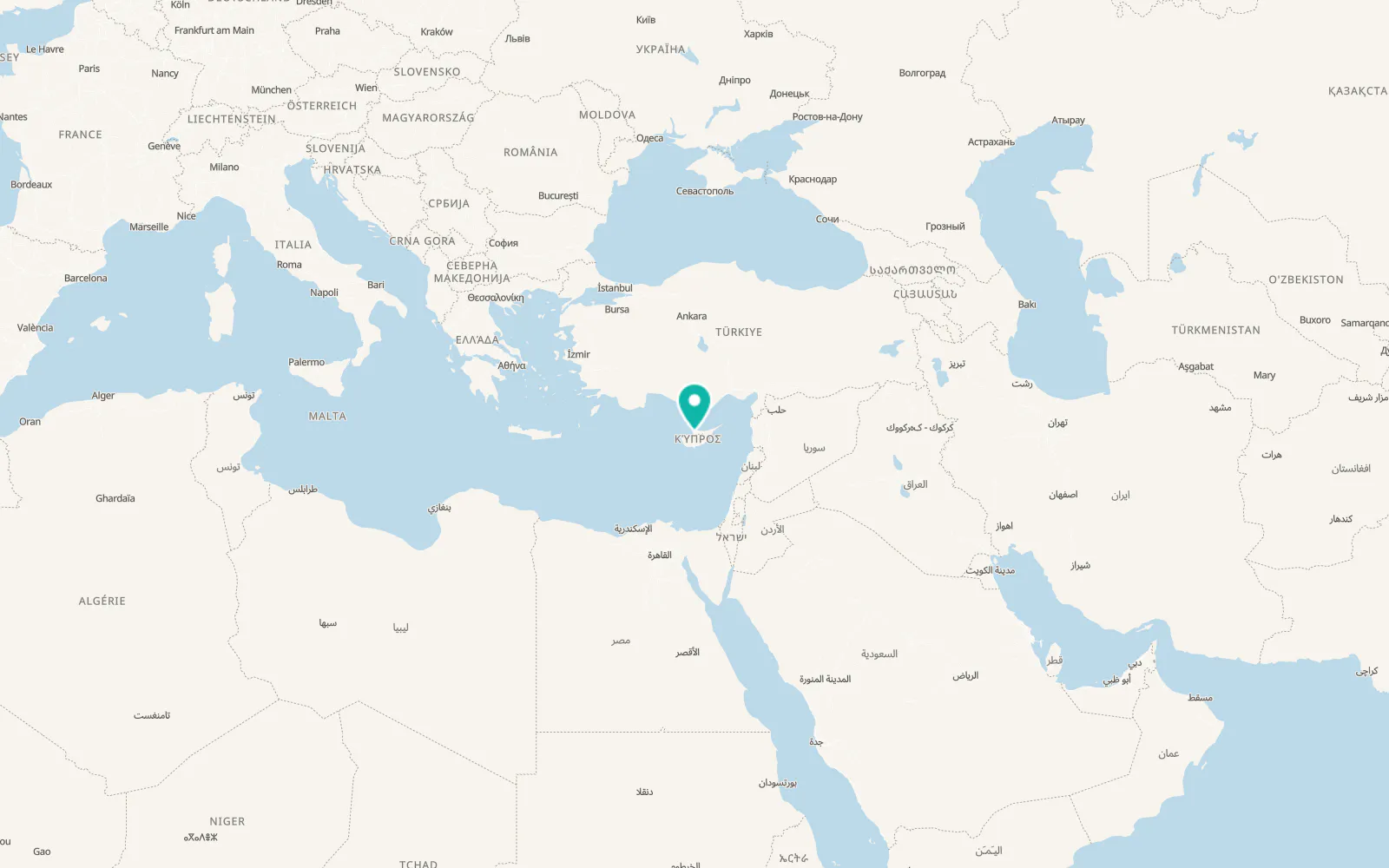 Map of Mórfou