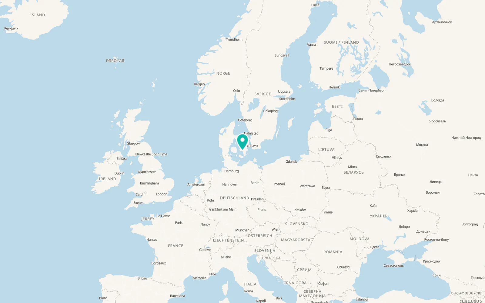 Map of Klinteby Frihed