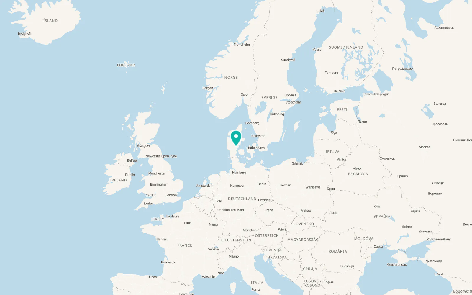Map of Vejle