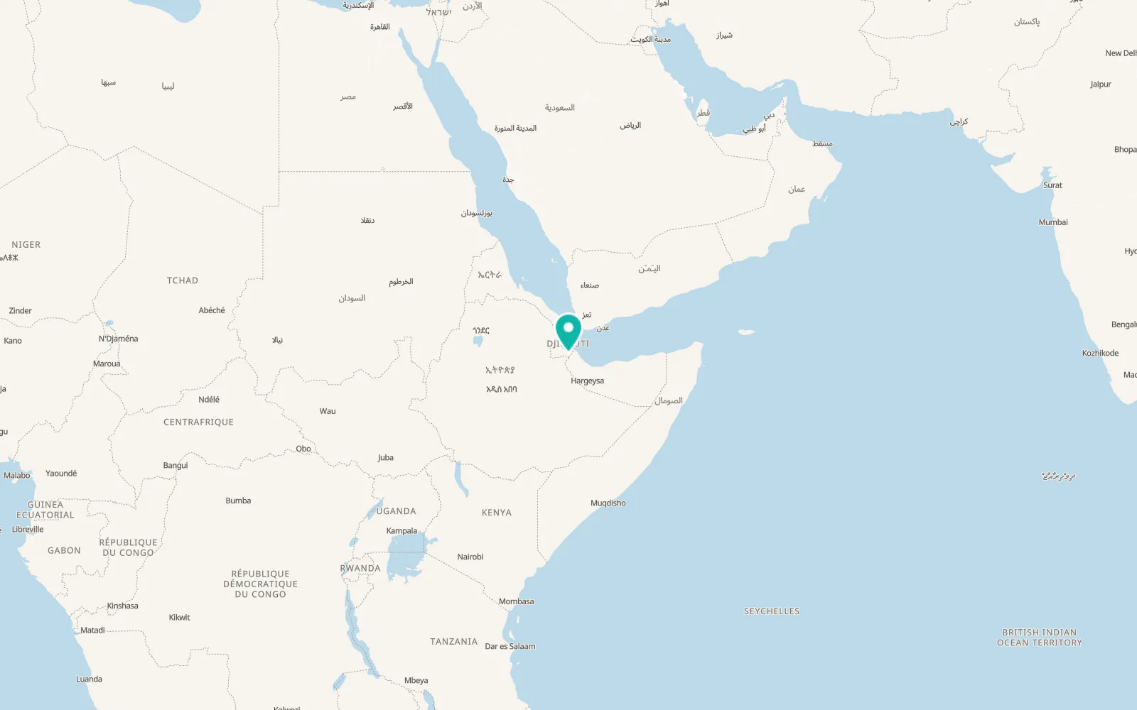 Map of ‘Ali ‘Addé