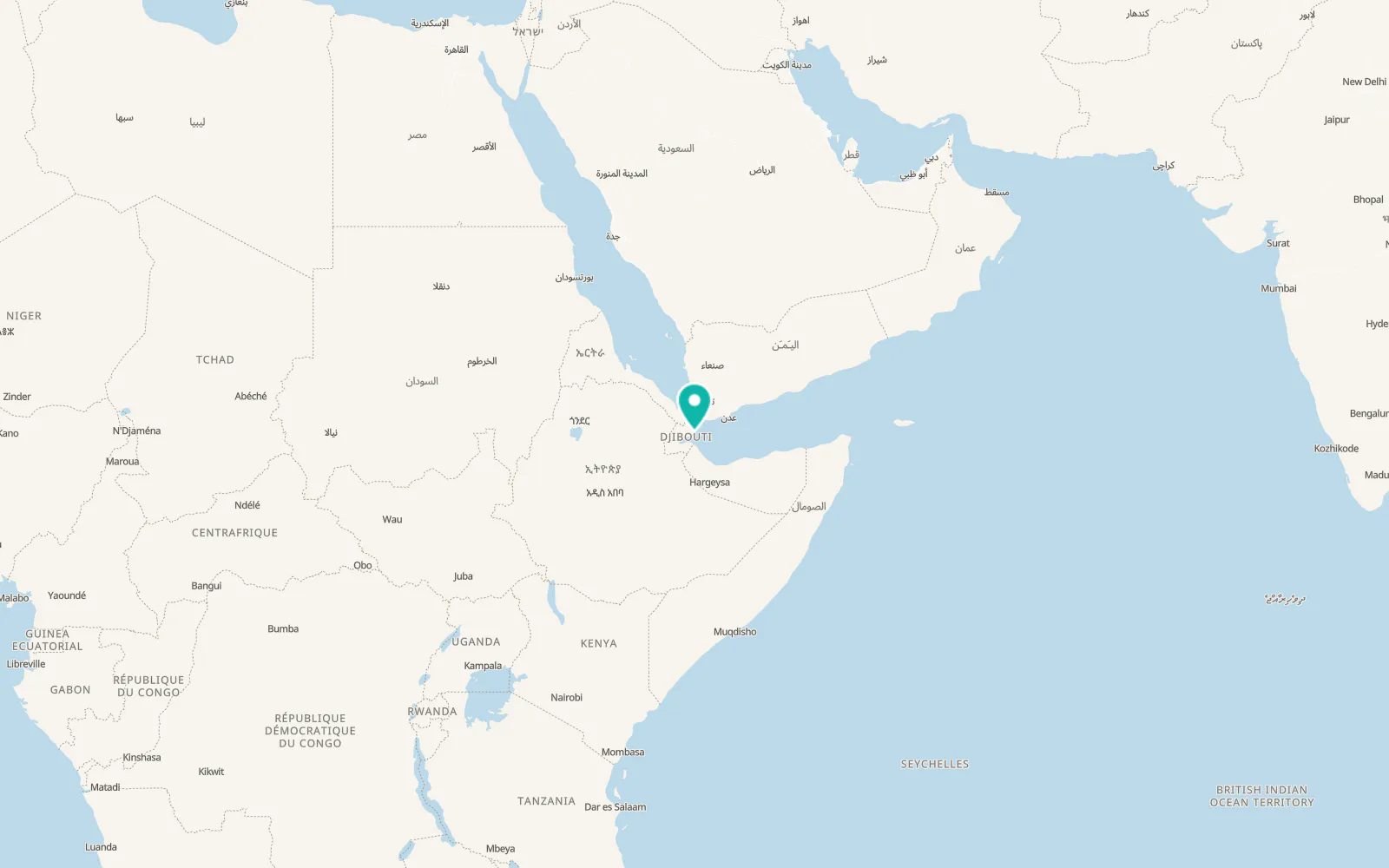 Map of Obock
