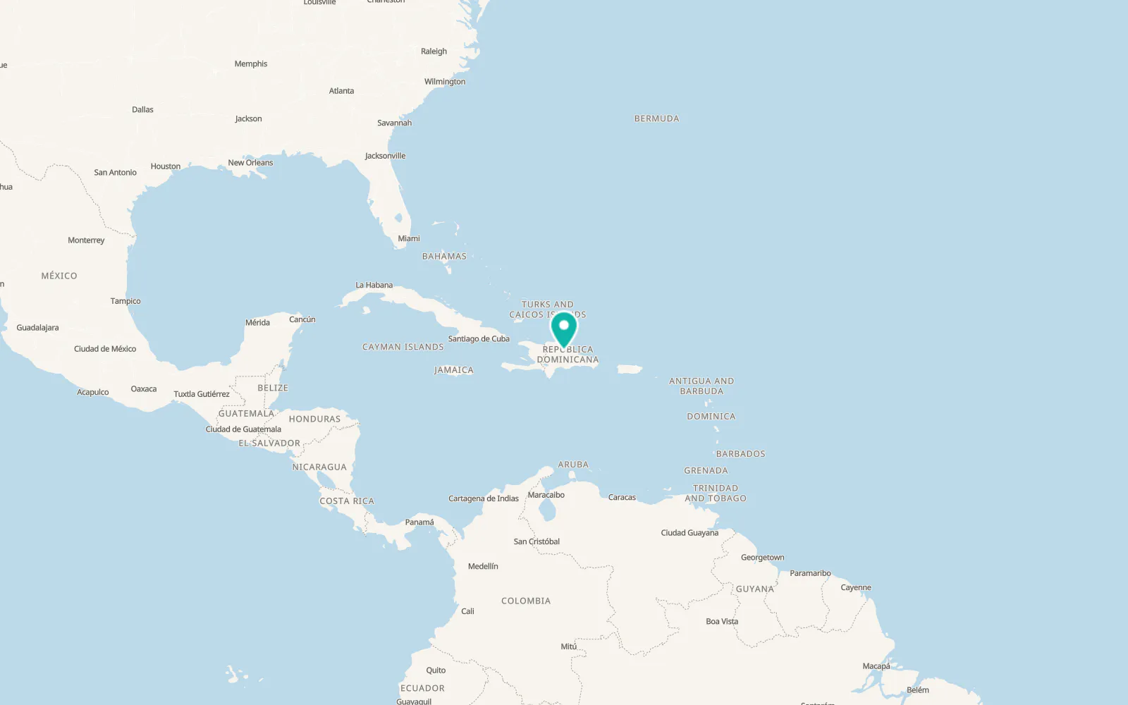 Map of La Vega