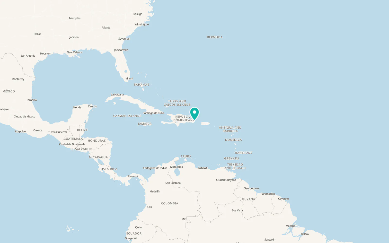 Map of Punta Cana