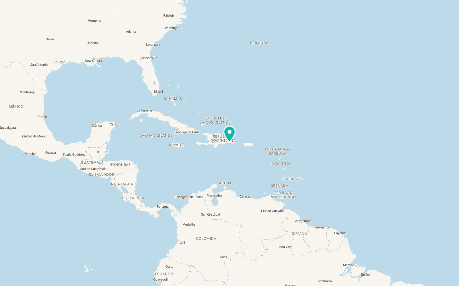 Map of San Pedro de Macorís
