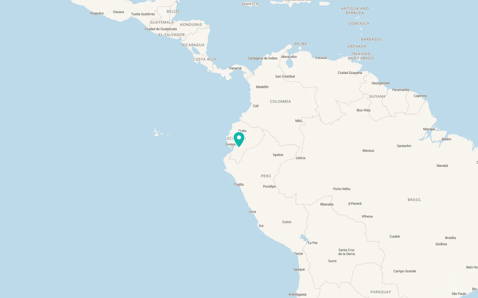 Map of Cuenca