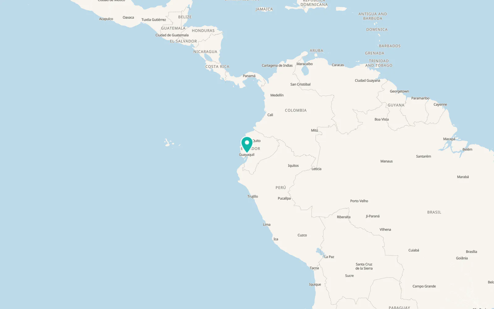 Map of Eloy Alfaro