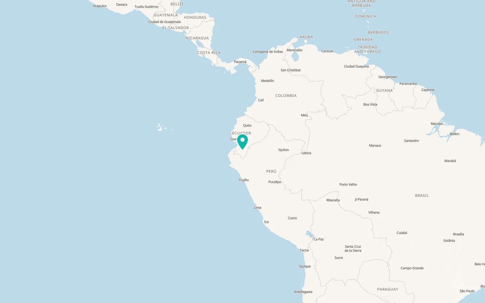 Map of Loja