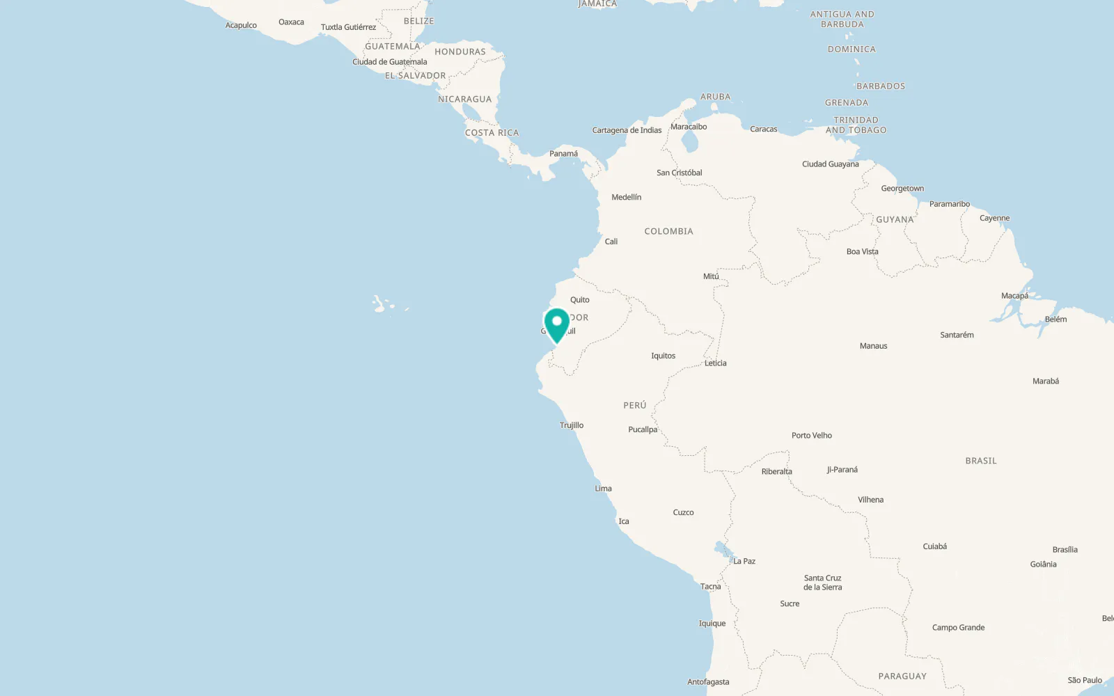 Map of Machala
