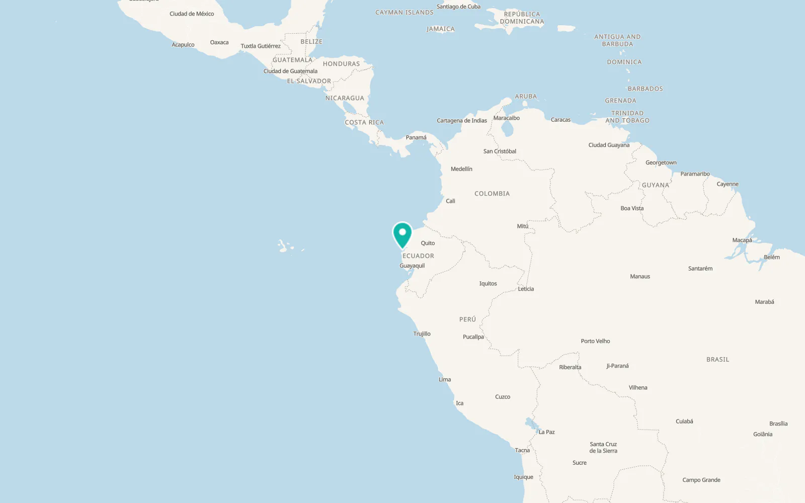 Map of Manta