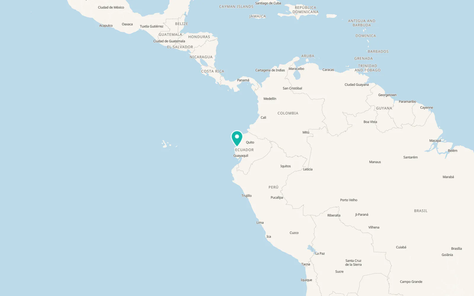 Map of Portoviejo