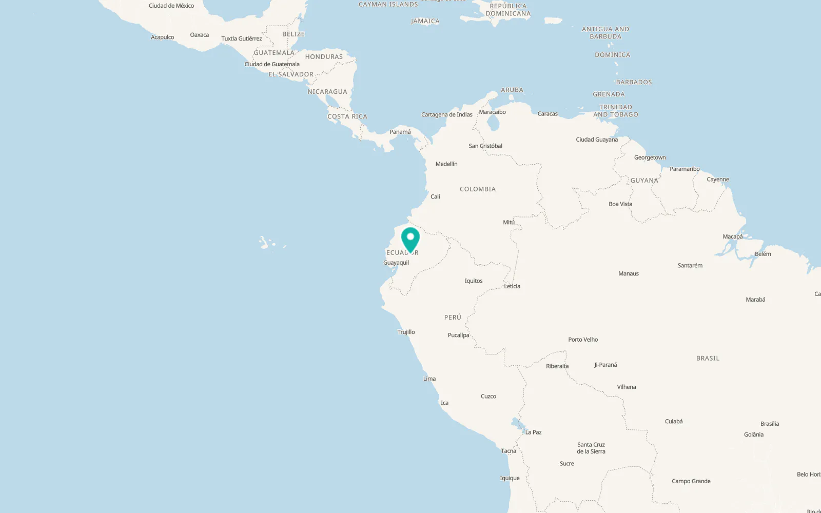 Map of Riobamba