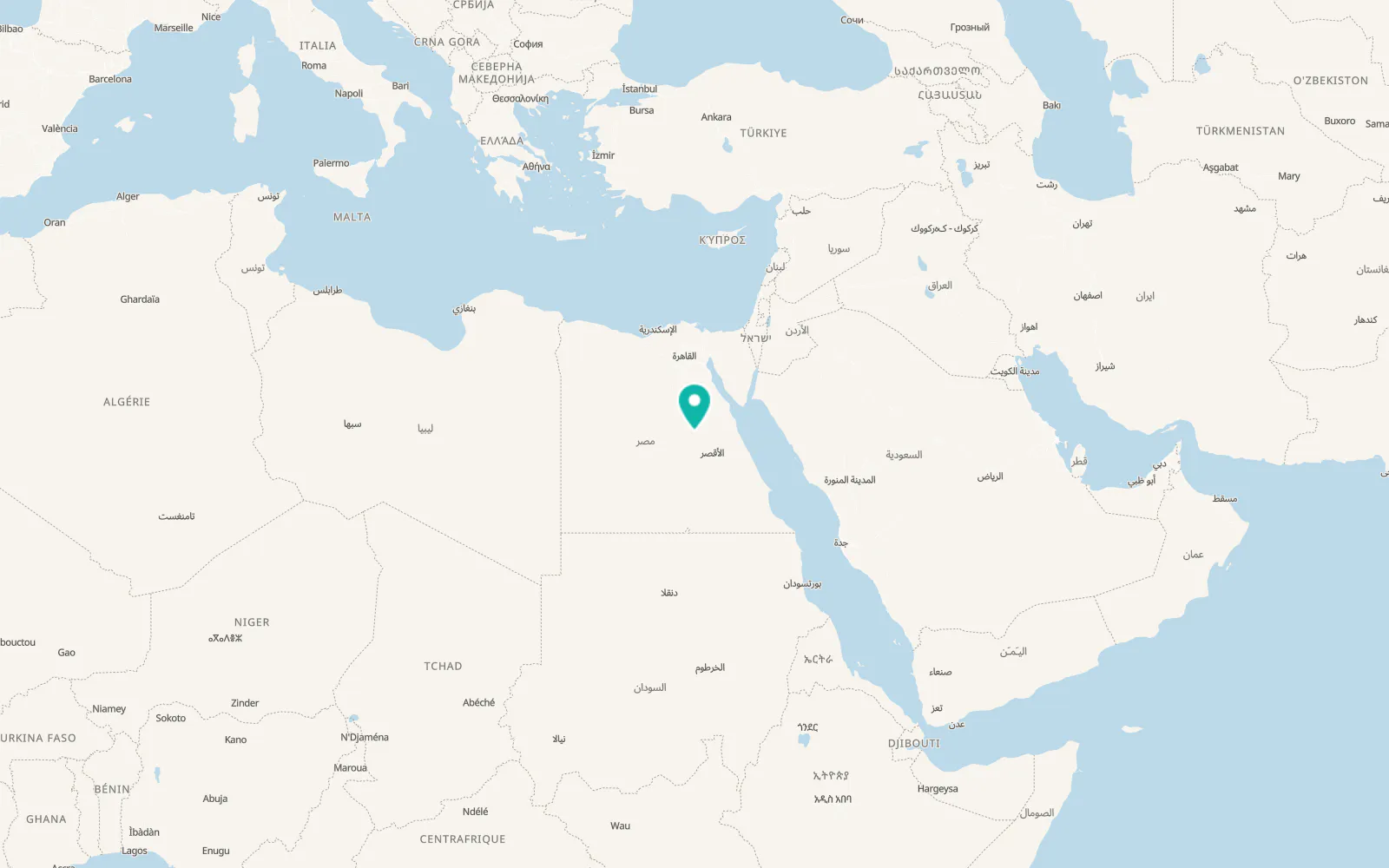 Map of Akhmīm