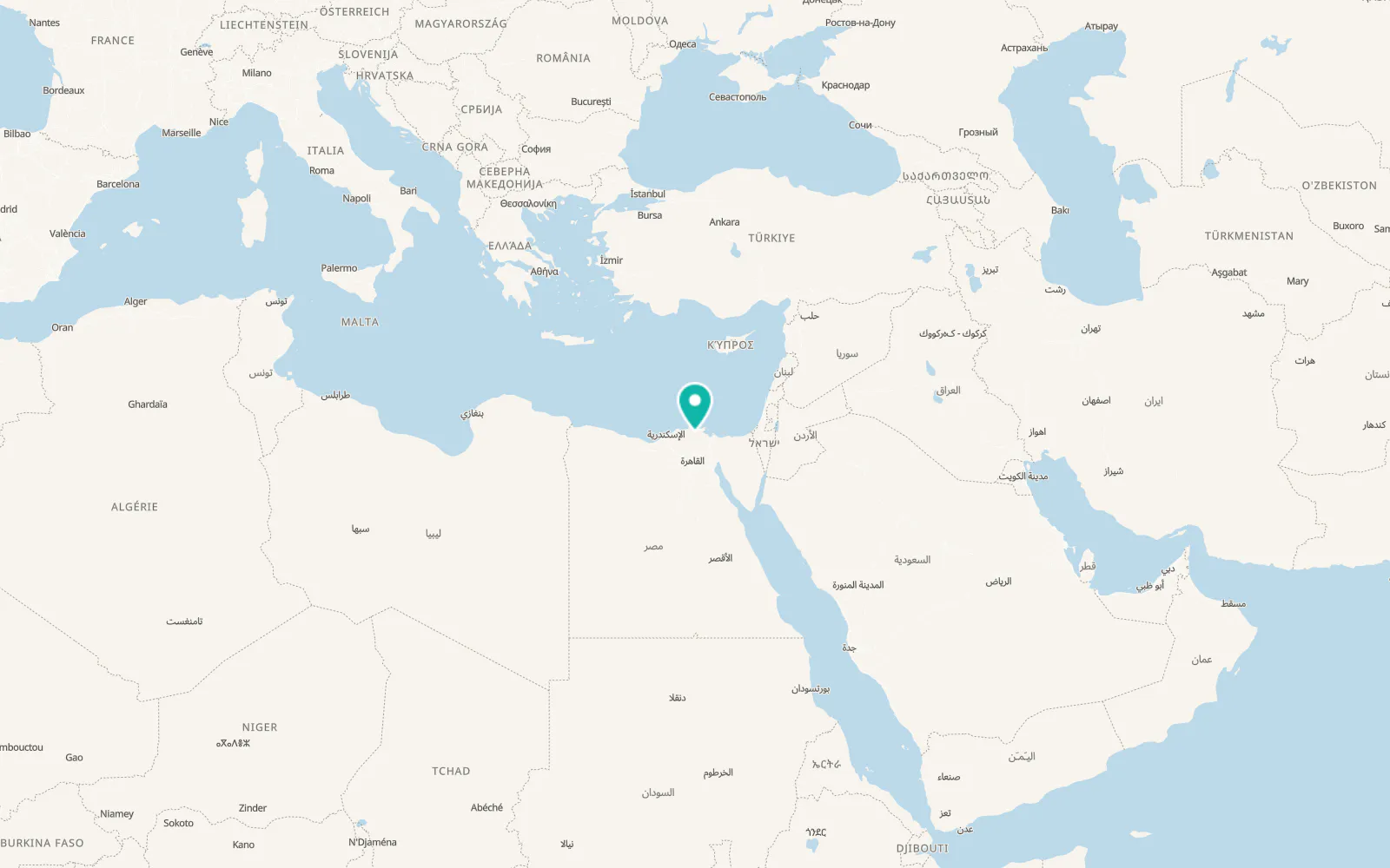 Map of Bilqās