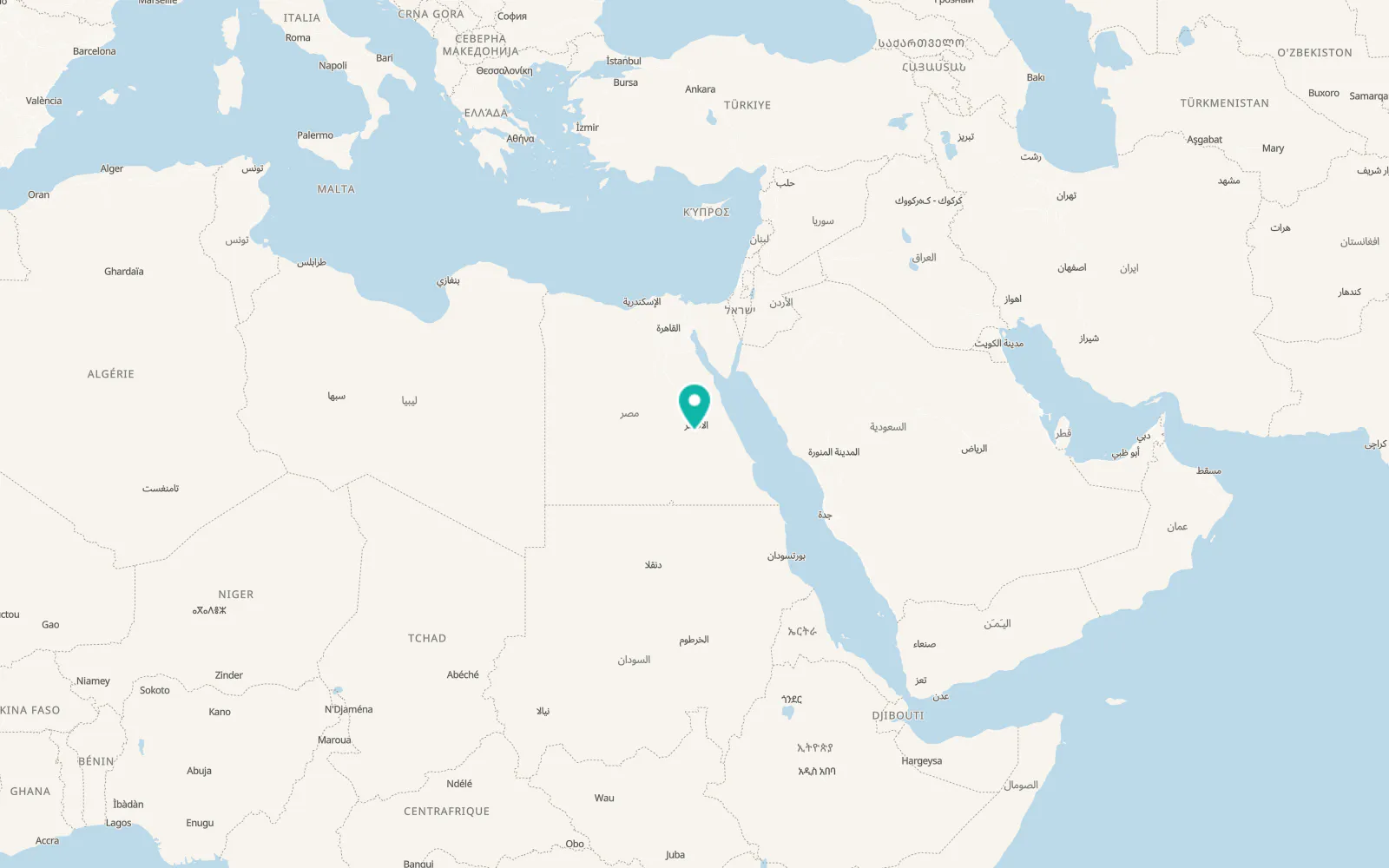 Map of Esna