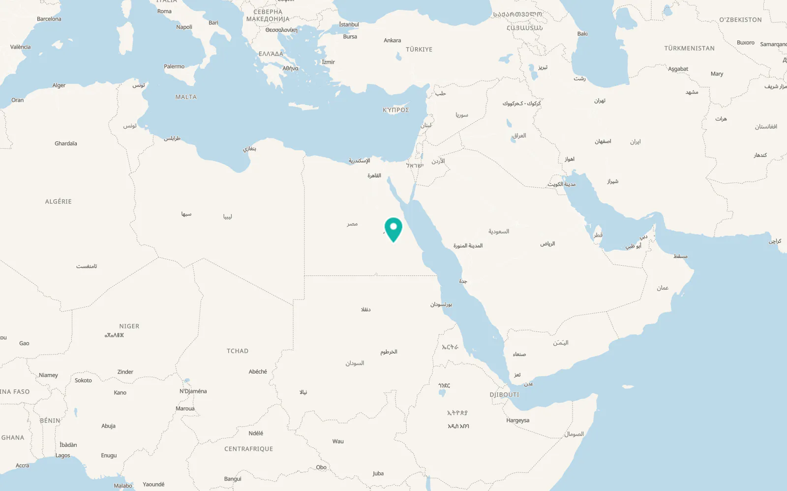 Map of Kom Ombo