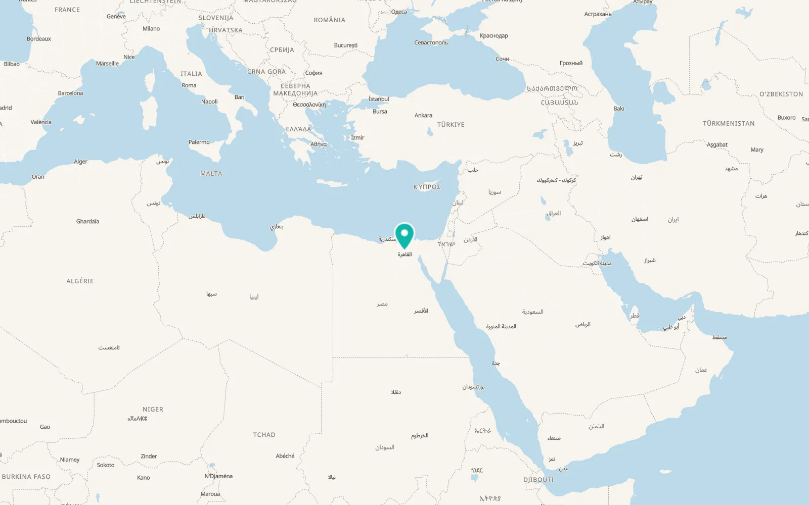 Map of Qalyub