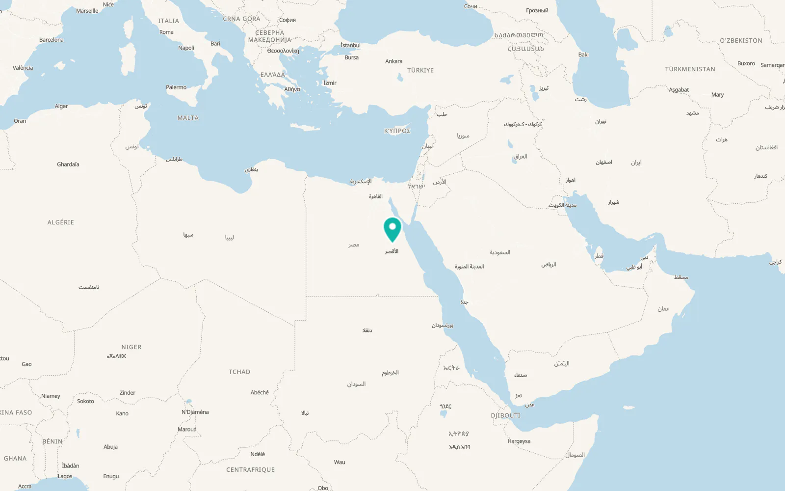 Map of Qina