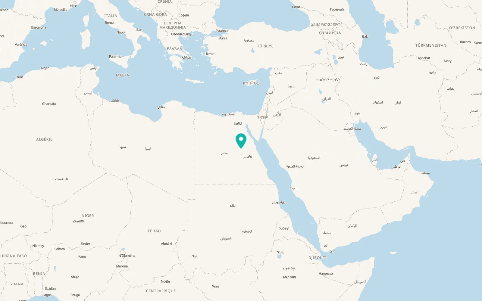 Map of Sohag