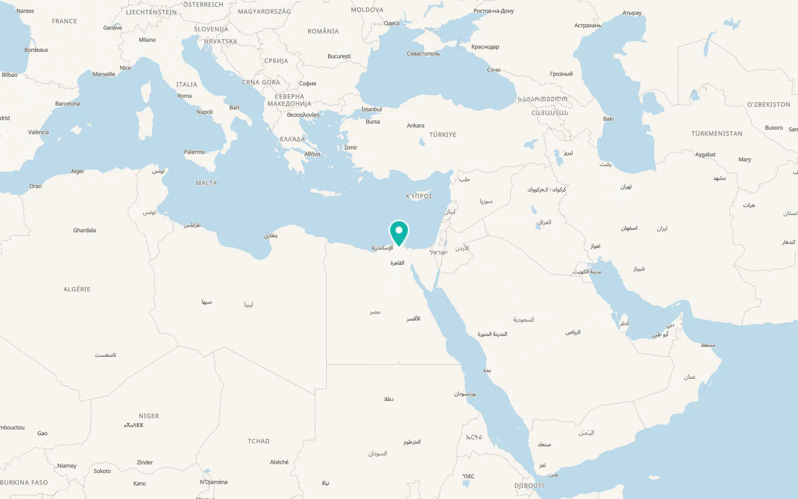 Map of Ţalkhā