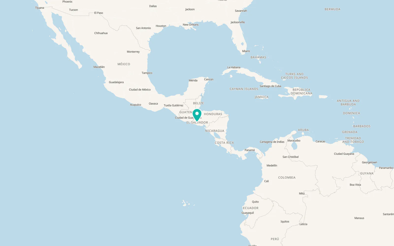 Map of Cojutepeque