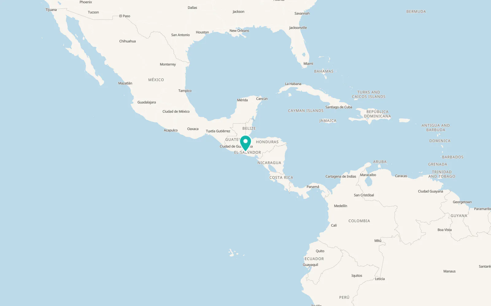 Map of Mejicanos