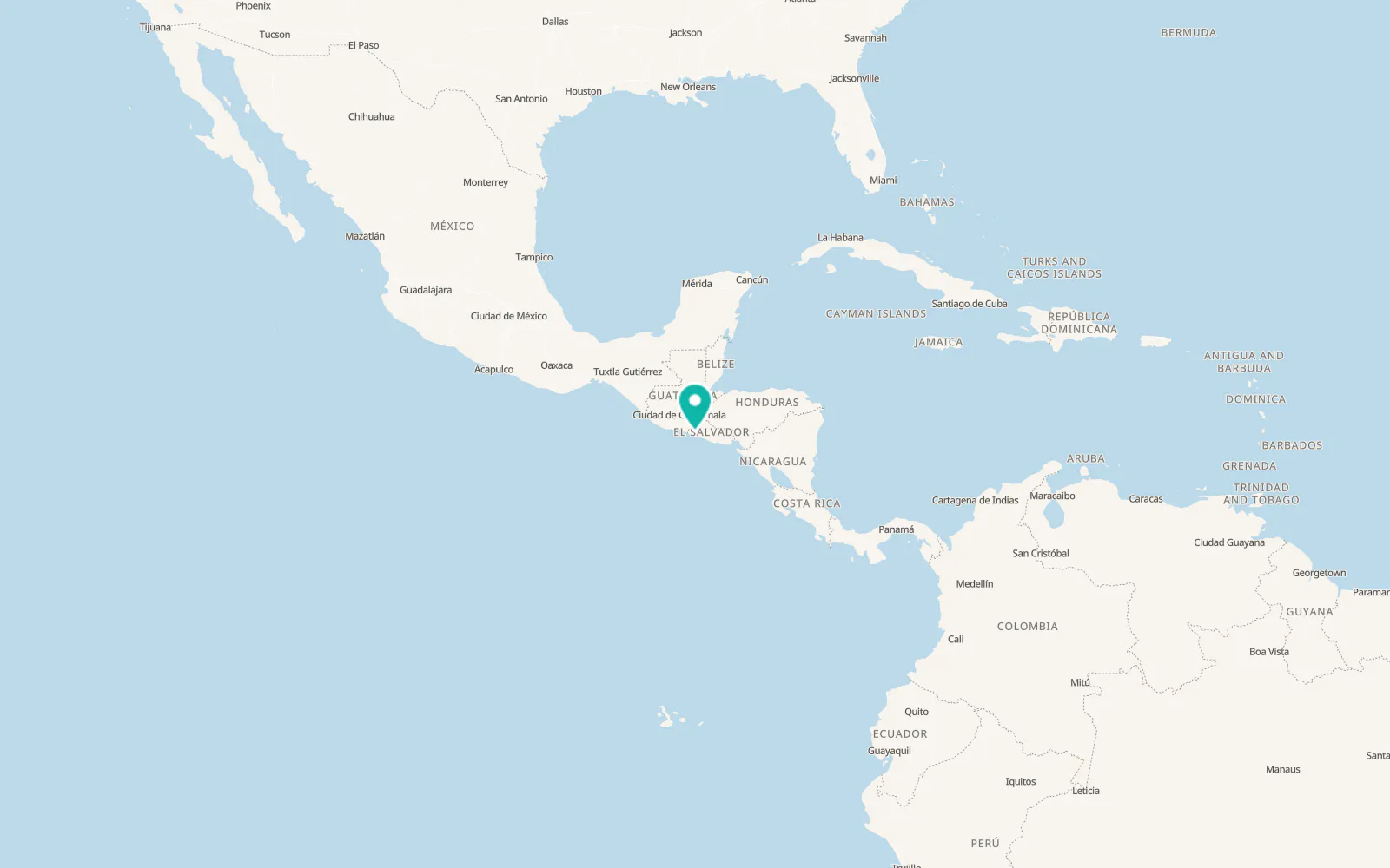 Map of Sonsonate