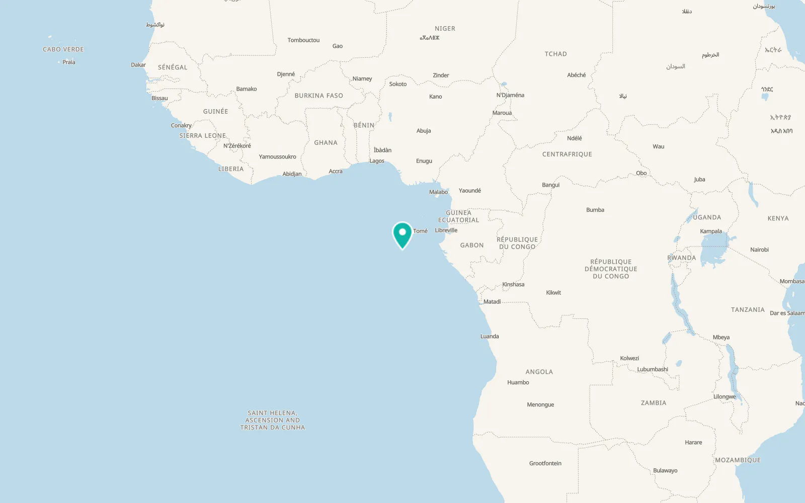 Map of Aual