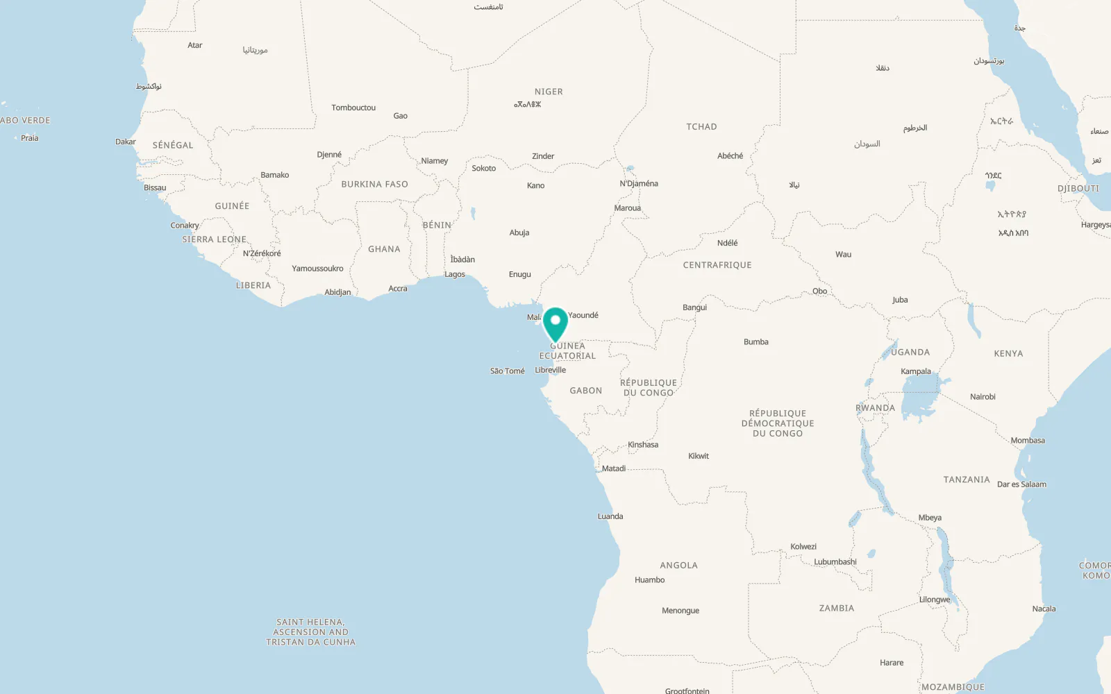 Map of Bata
