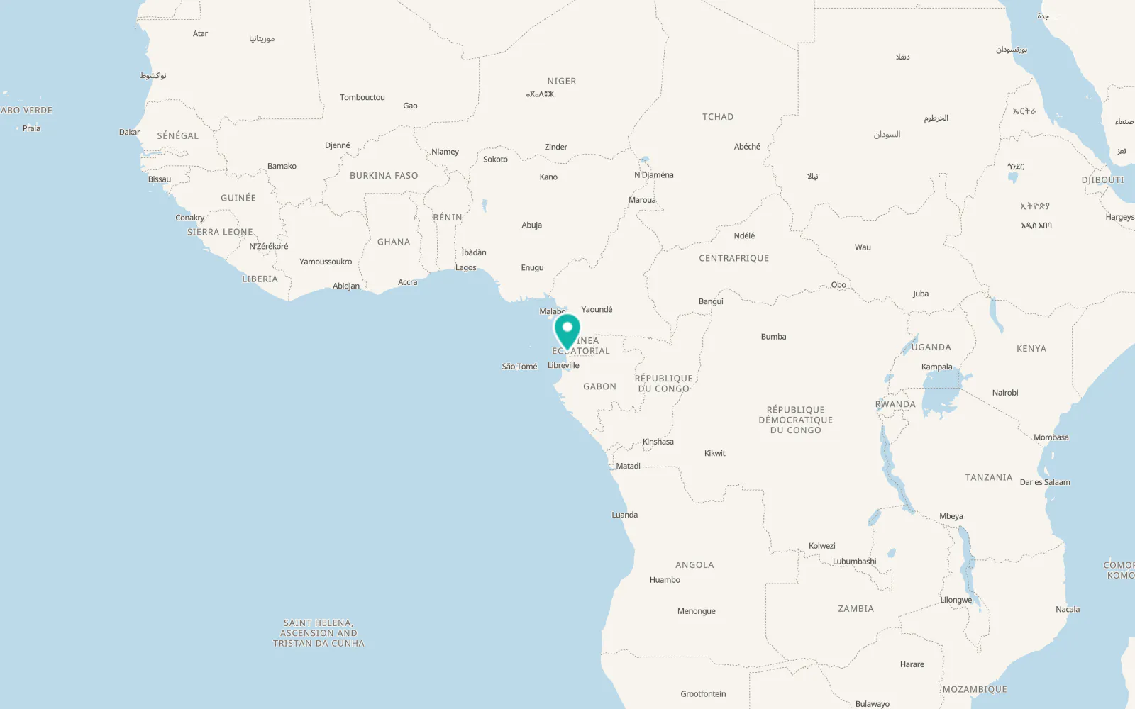 Map of Cogo