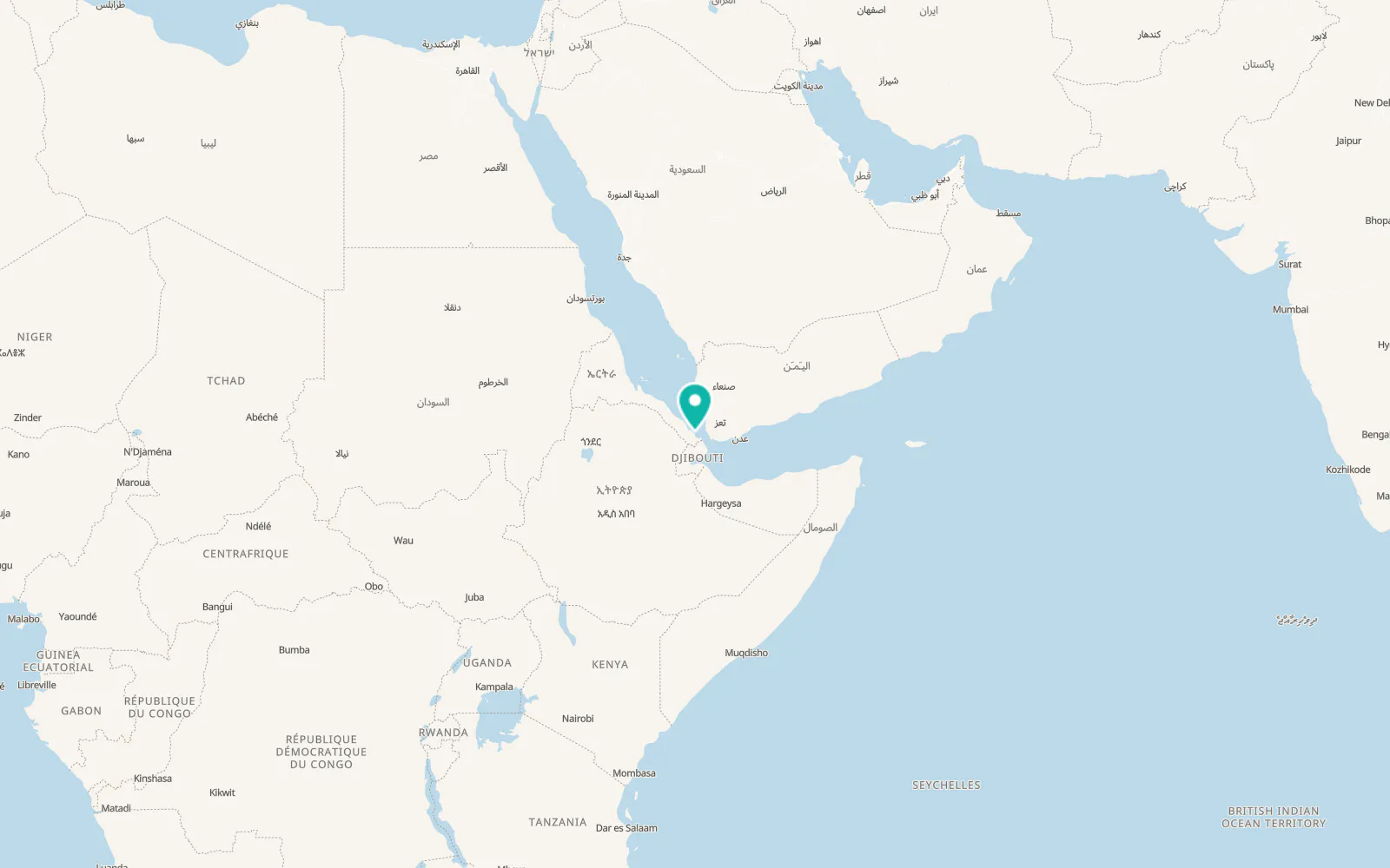 Map of Assab