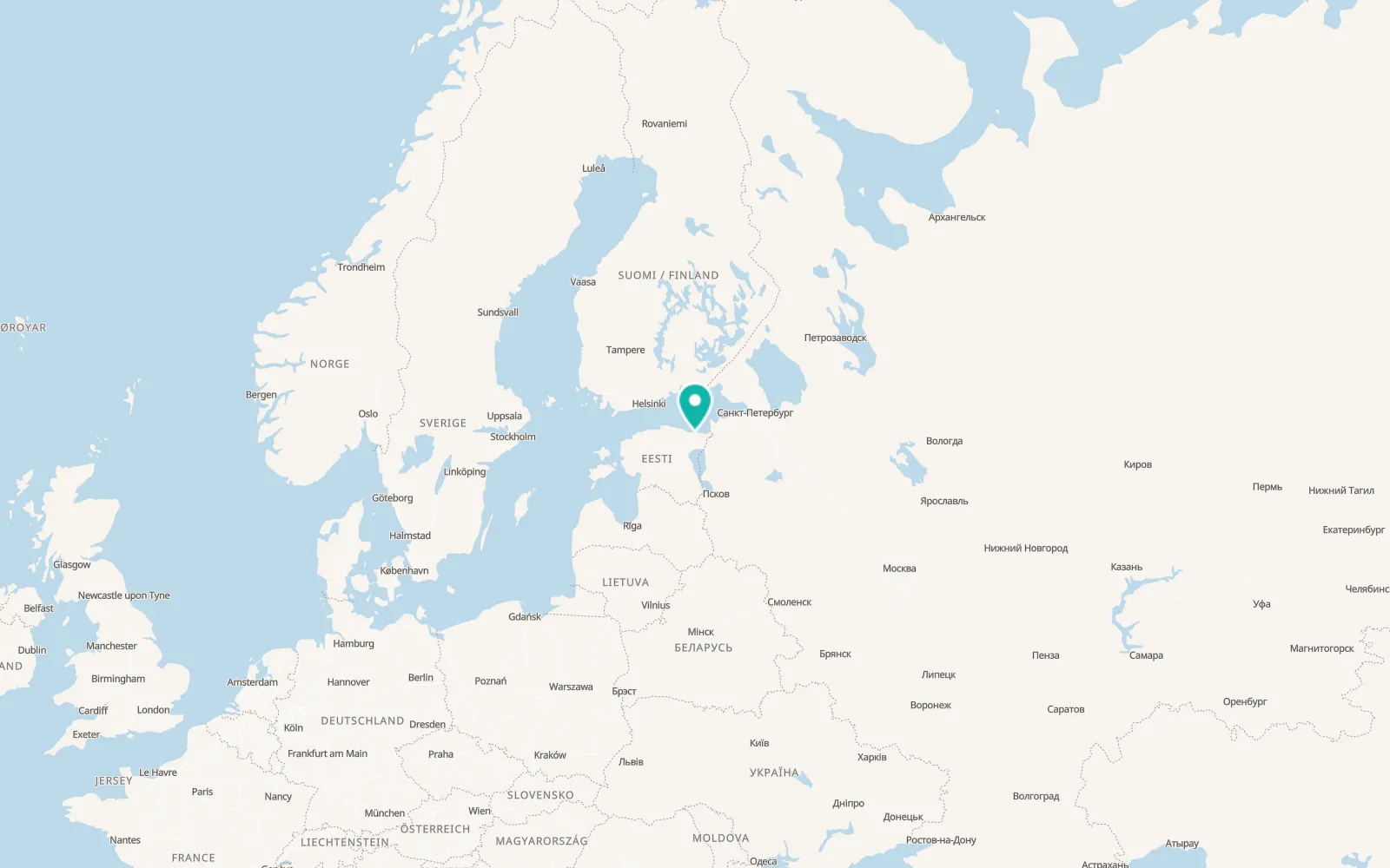 Map of Kohtla-Järve