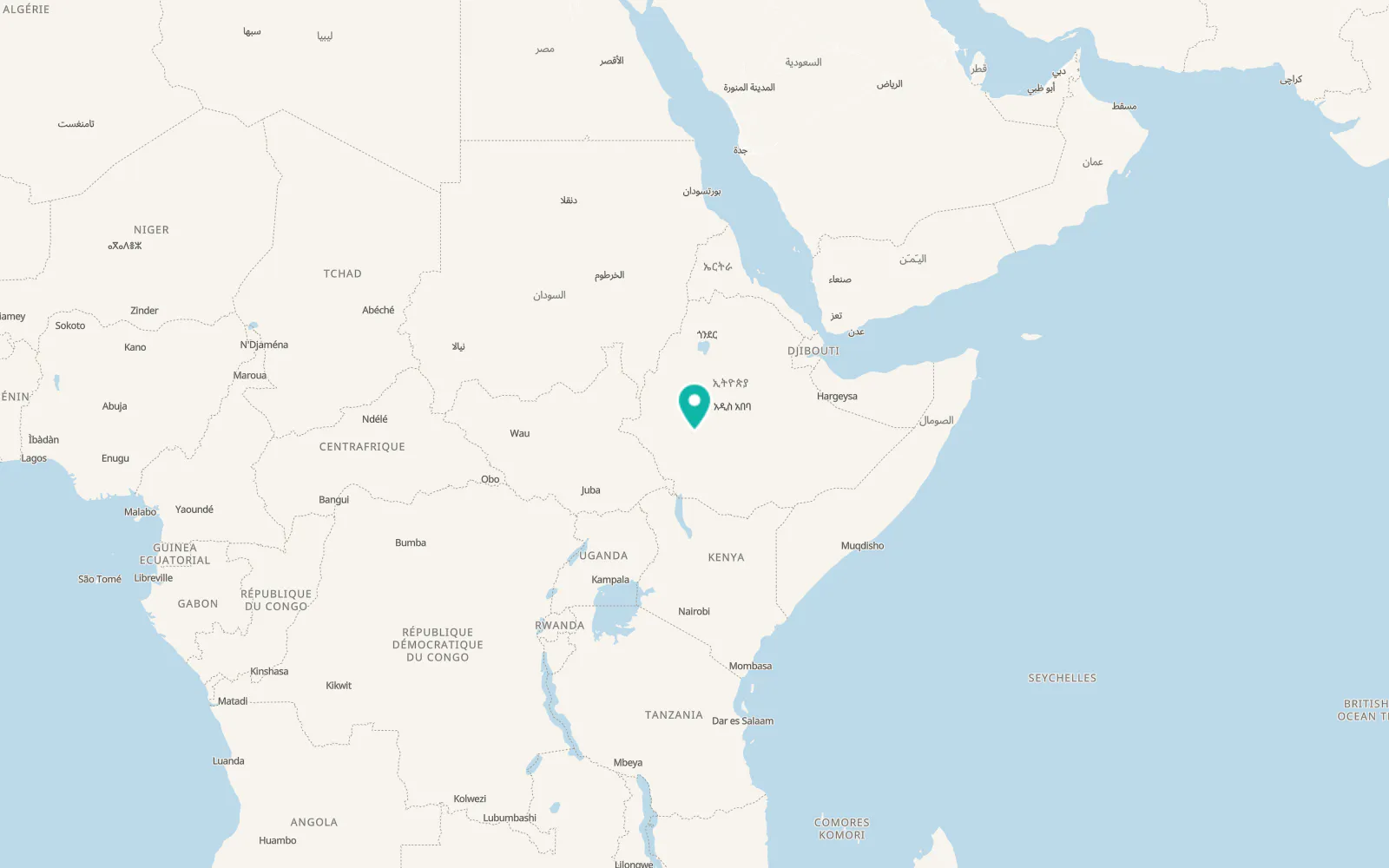 Map of Jimma