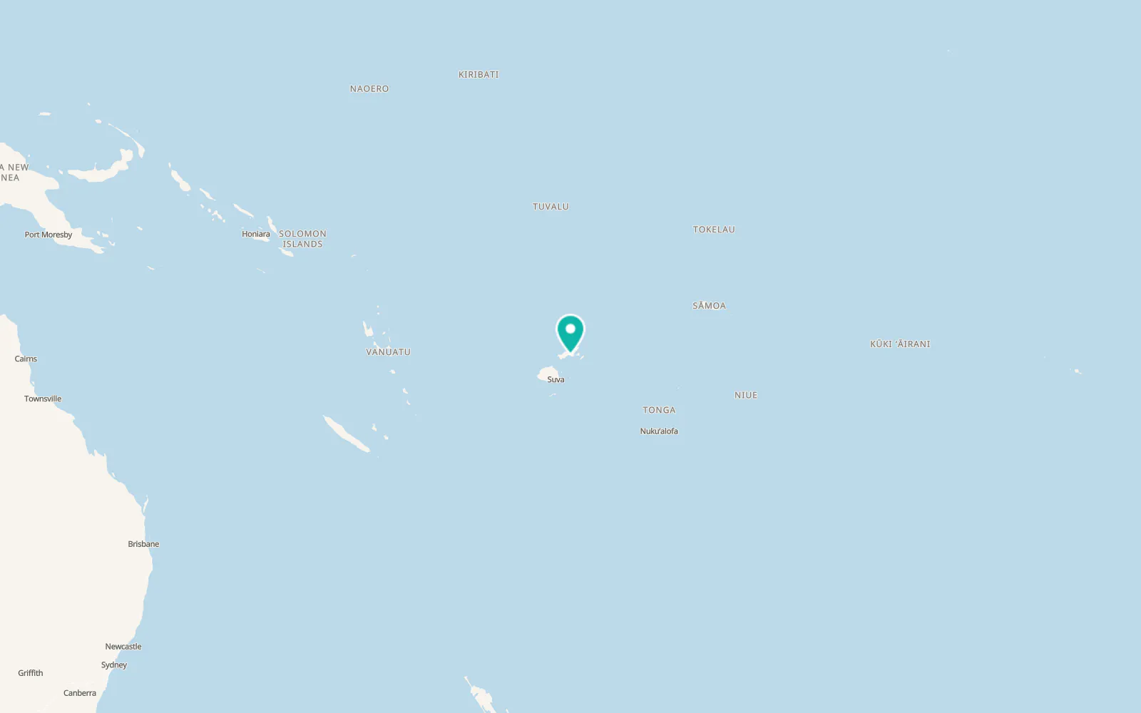 Map of Savusavu