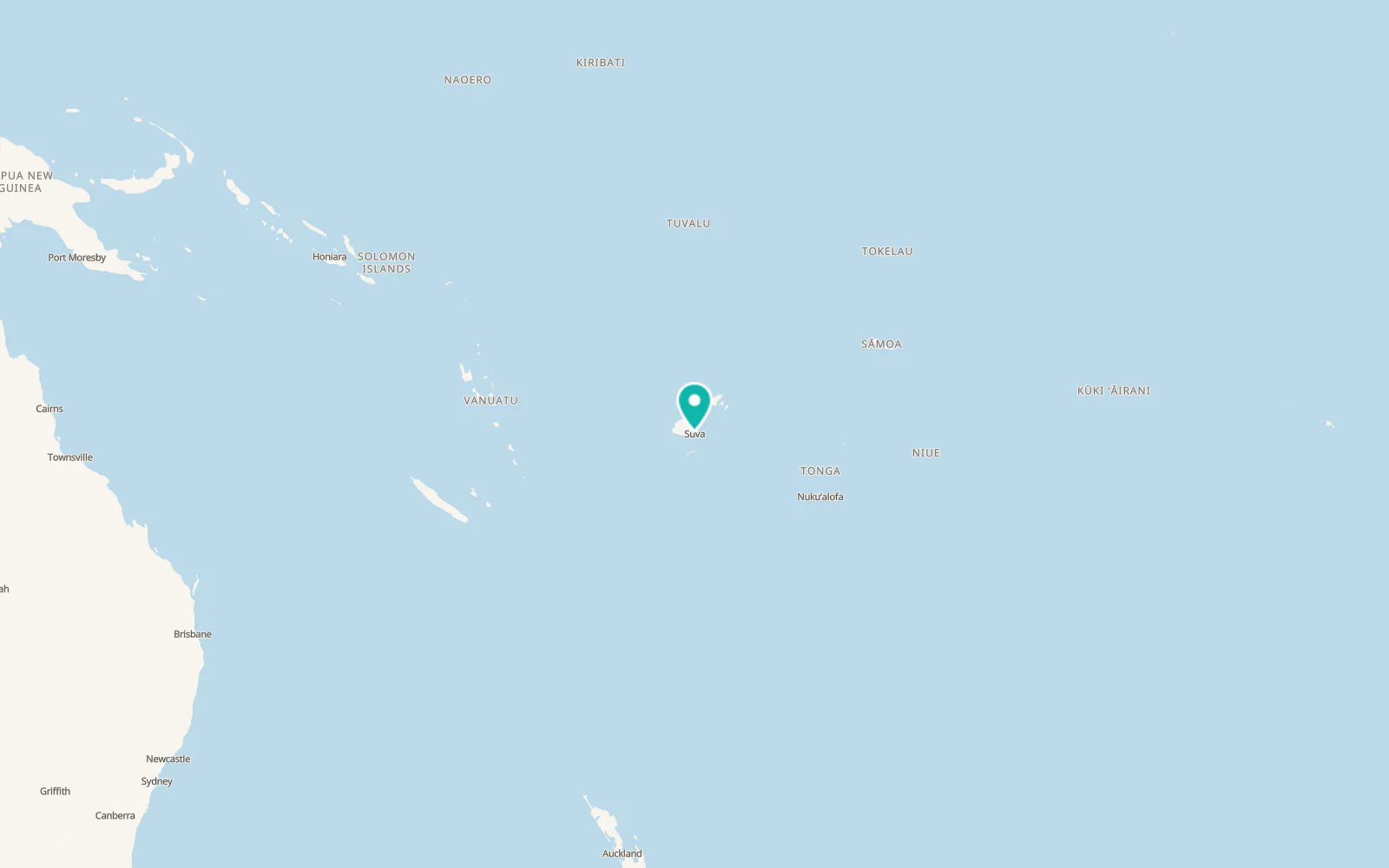 Map of Suva