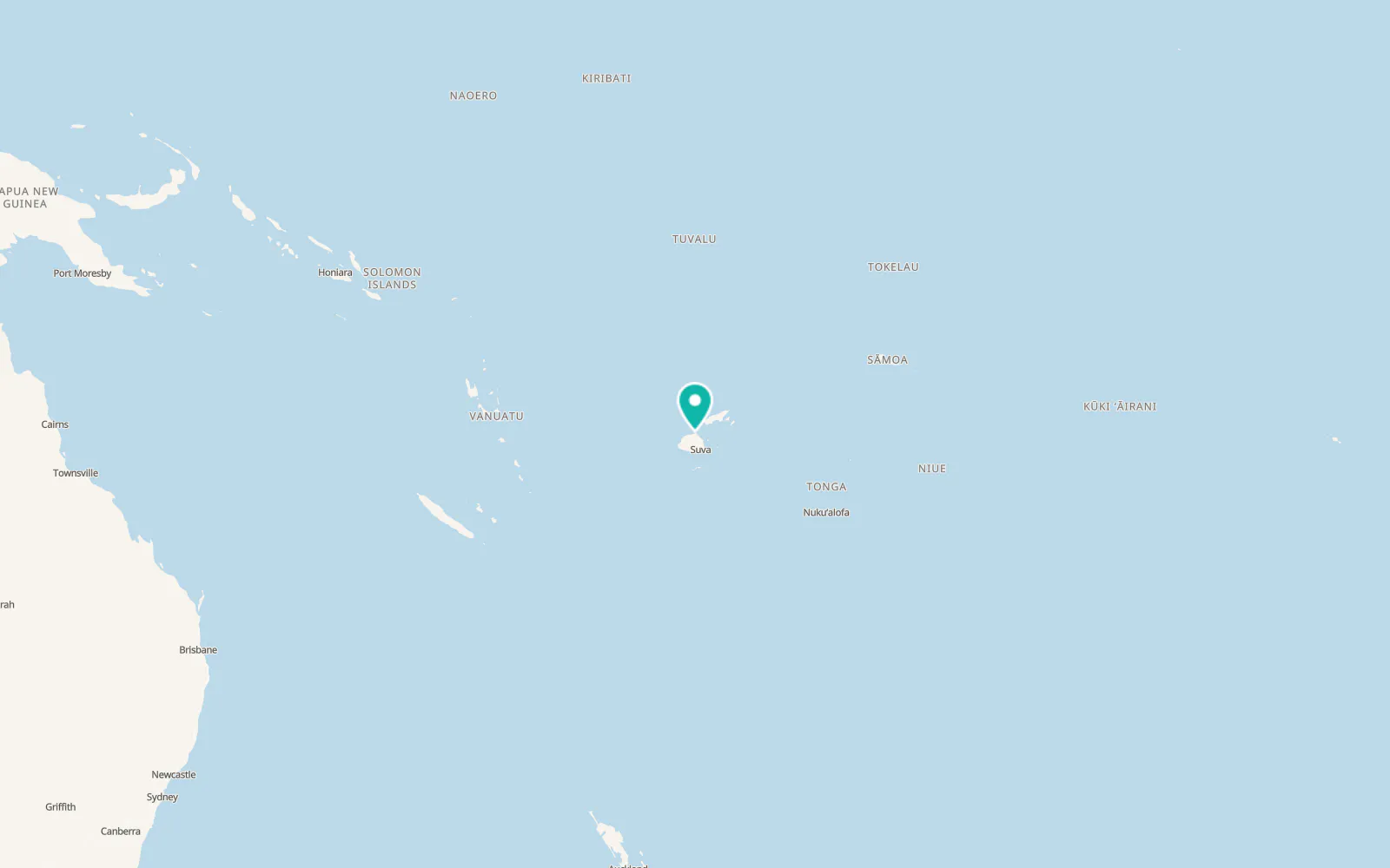 Map of Vaileka