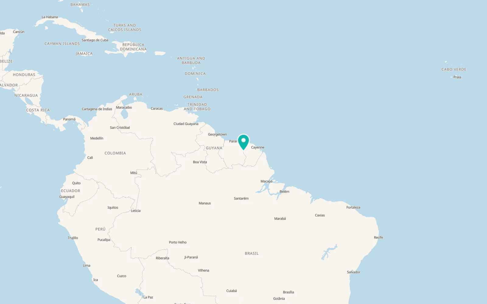 Map of Grand-Santi