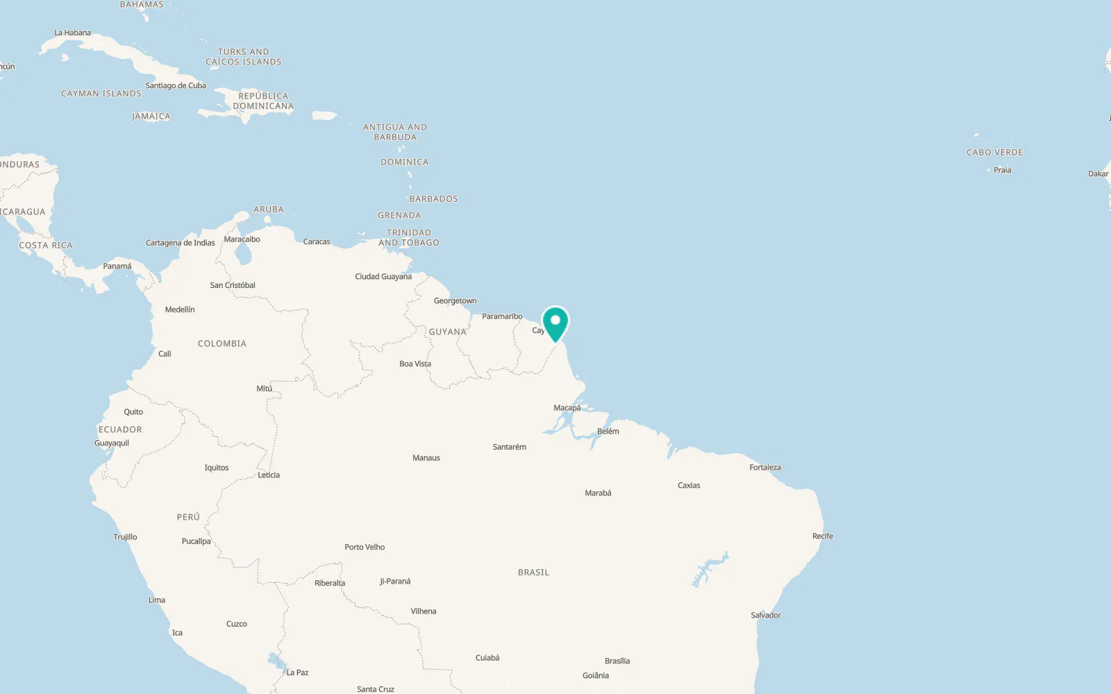 Map of Saint-Georges