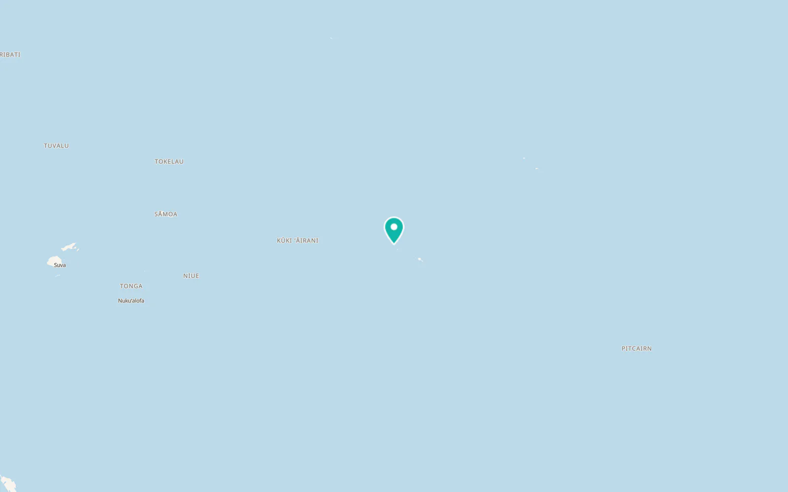 Map of Vaitape