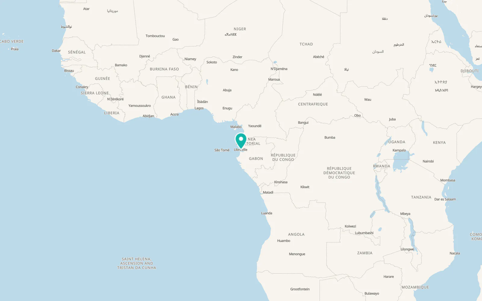 Map of Owendo