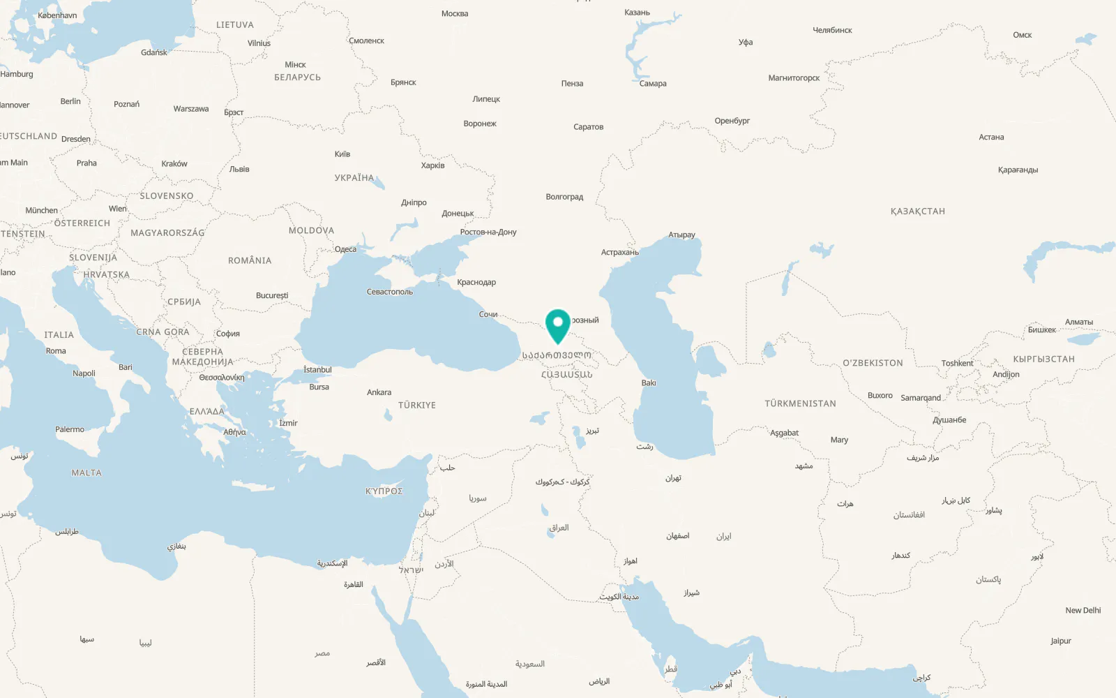 Map of Gori