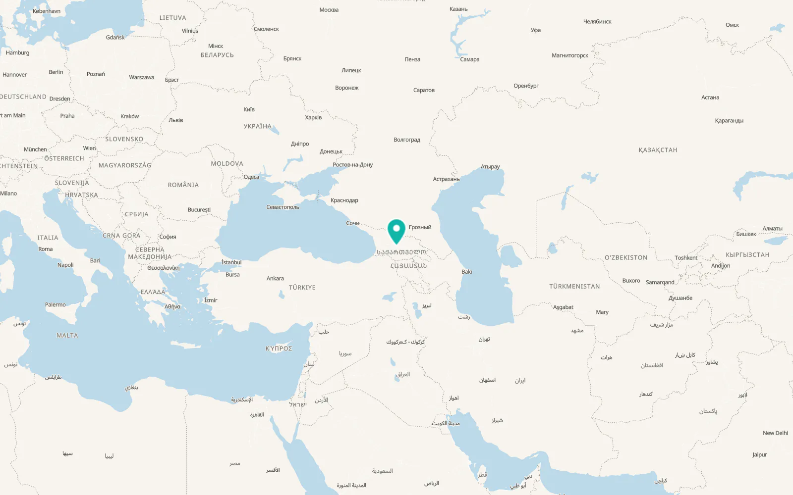 Map of Khashuri