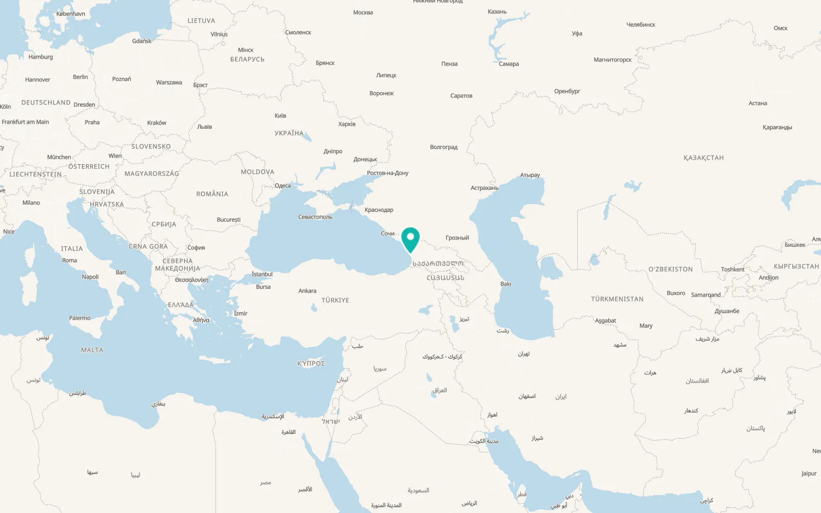 Map of Poti